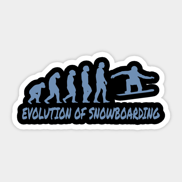 Snowboarder gift ideas Sticker by HBfunshirts